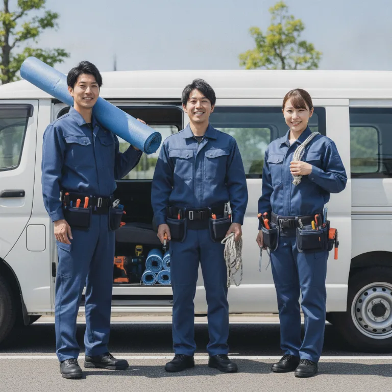 屋根のシート掛け Echizen